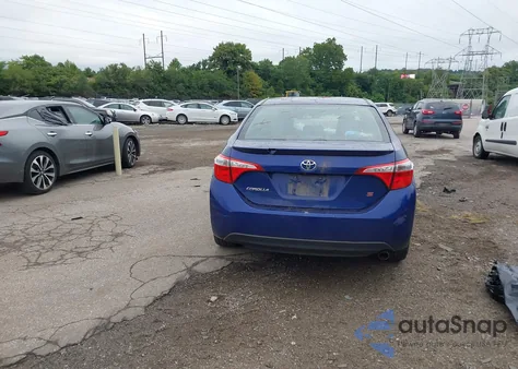 2016 Toyota Corolla S Plus z USA, uszkodzony, nr VIN 2T1BURHE6GC745059
